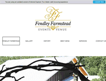 Tablet Screenshot of fendleyfarmstead.com